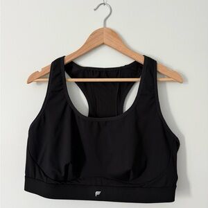 Fabletics Belle Racerback High-Impact Sports Bra - Black